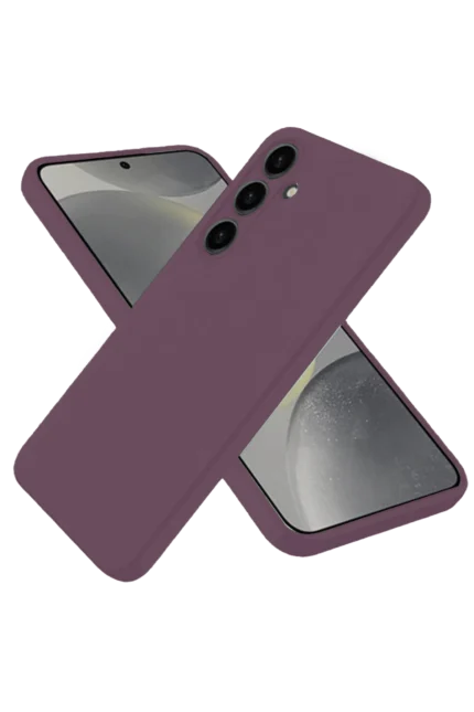 Uray store Samsung Galaxy A06 Kılıf First Silikon - Mürdüm