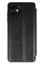 Uray store Samsung Galaxy A06 Kılıf Flip Cover - Siyah