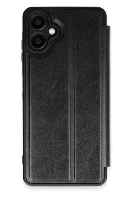 Uray store Samsung Galaxy A06 Kılıf Flip Cover - Siyah