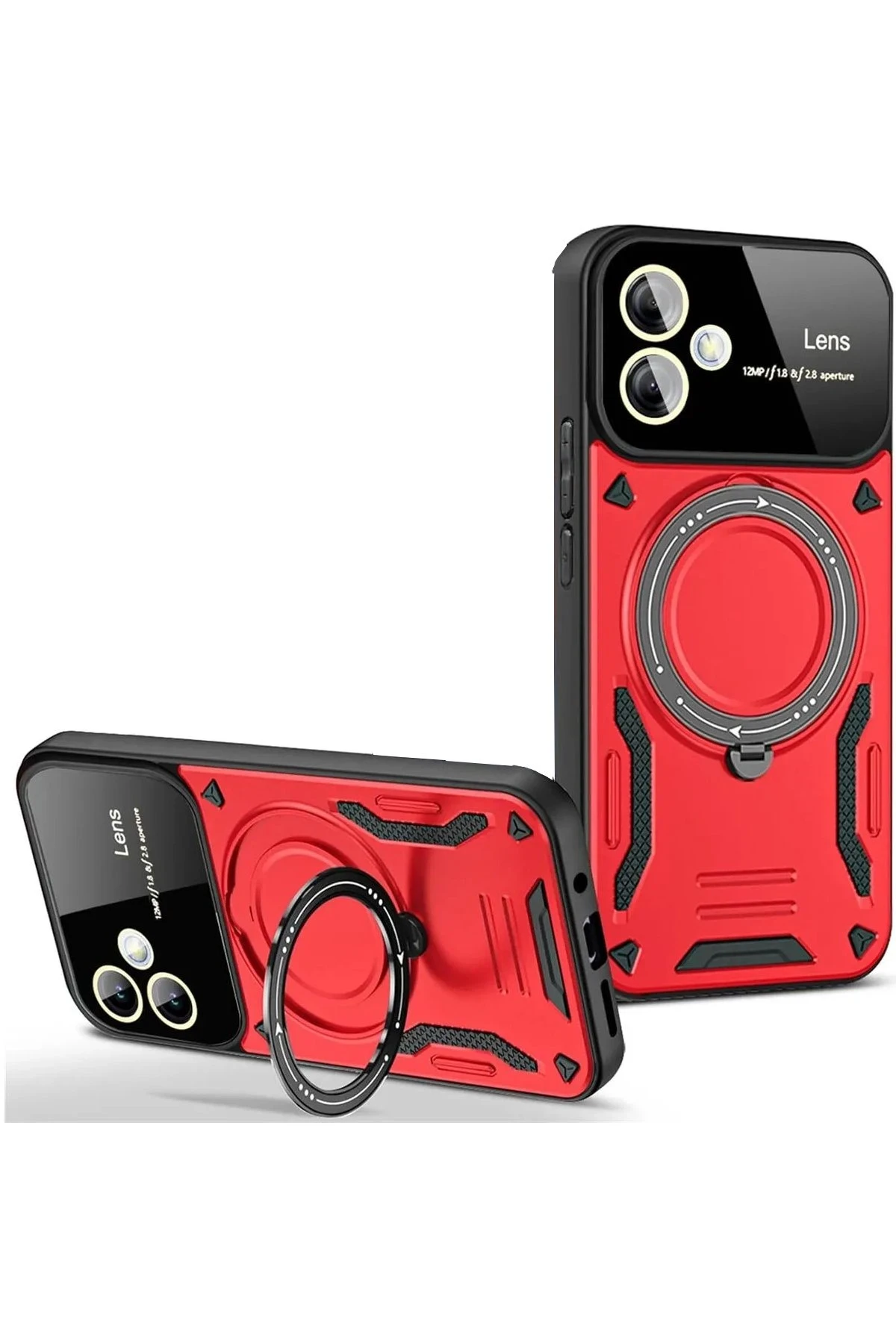 newface-samsung-galaxy-a06-kilif-joy-lens-standli-kapak-kirmizi-default Uray store Samsung Galaxy A06 Kılıf Joy Lens Standlı Kapak - Kırmızı - Görsel 1