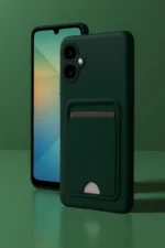 Uray store Samsung Galaxy A06 Kılıf Kelvin Kartvizitli Silikon - Kırmızı - Görsel 2