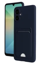 Uray store Samsung Galaxy A06 Kılıf Kelvin Kartvizitli Silikon - Lacivert