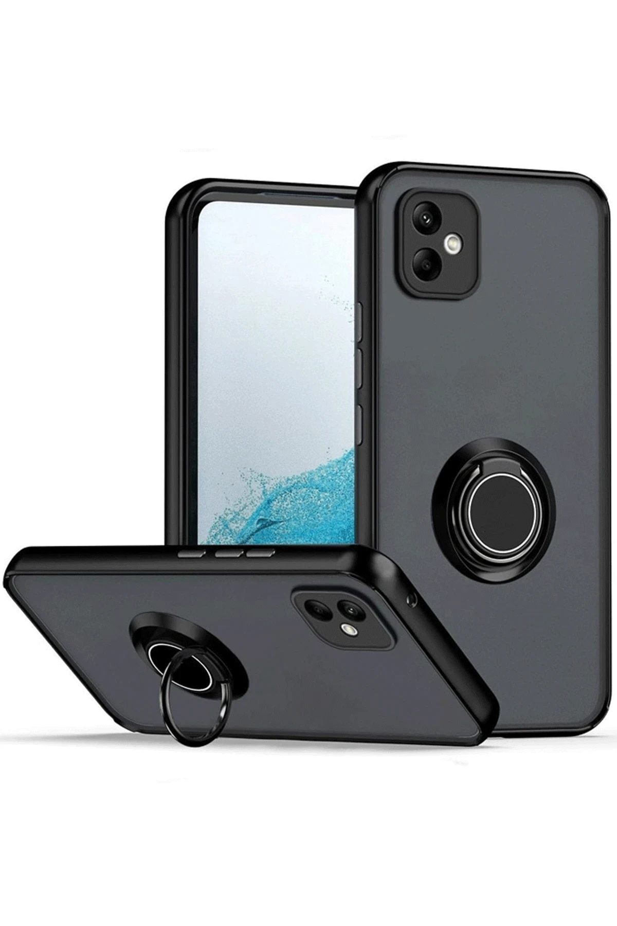 newface-samsung-galaxy-a06-kilif-montreal-yuzuklu-silikon-kapak-siyah-default Uray store Samsung Galaxy A06 Kılıf Montreal Yüzüklü Silikon Kapak - Siyah - Görsel 1