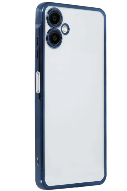 Uray store Samsung Galaxy A06 Kılıf Razer Lensli Silikon - Lacivert