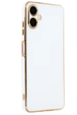 Uray store Samsung Galaxy A06 Kılıf Volet Silikon - Beyaz - Görsel 2