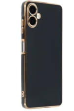 Uray store Samsung Galaxy A06 Kılıf Volet Silikon - Siyah - Görsel 2