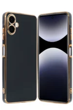 Uray store Samsung Galaxy A06 Kılıf Volet Silikon - Siyah