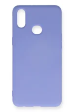 Uray store Samsung Galaxy A10S Kılıf Nano içi Kadife Silikon - Lila