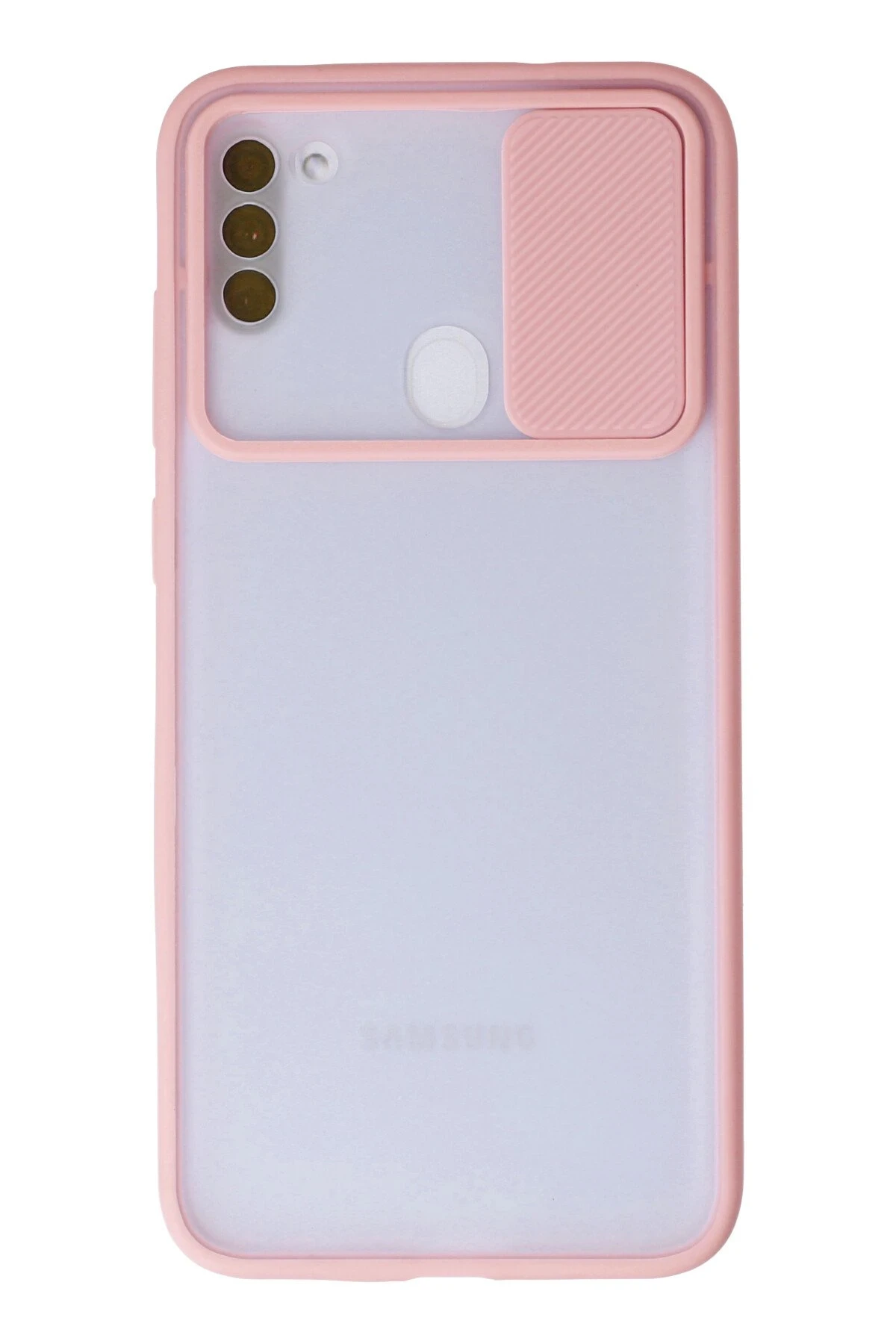 newface-samsung-galaxy-a11-kilif-palm-buzlu-kamera-surgulu-silikon-pembe-default Uray store Samsung Galaxy A11 Kılıf Palm Buzlu Kamera Sürgülü Silikon - Pembe - Görsel 1