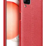Uray store Samsung Galaxy A12 Kılıf Auto Focus Kapak - Kırmızı