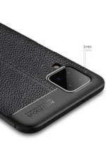 Uray store Samsung Galaxy A12 Kılıf Auto Focus Kapak - Kırmızı - Görsel 4