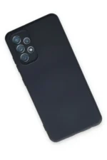 Uray store Samsung Galaxy A13 4G Kılıf Nano içi Kadife Silikon - Lacivert - Görsel 3