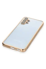 Uray store Samsung Galaxy A13 4G Kılıf Razer Lensli Silikon - Gold - Görsel 4