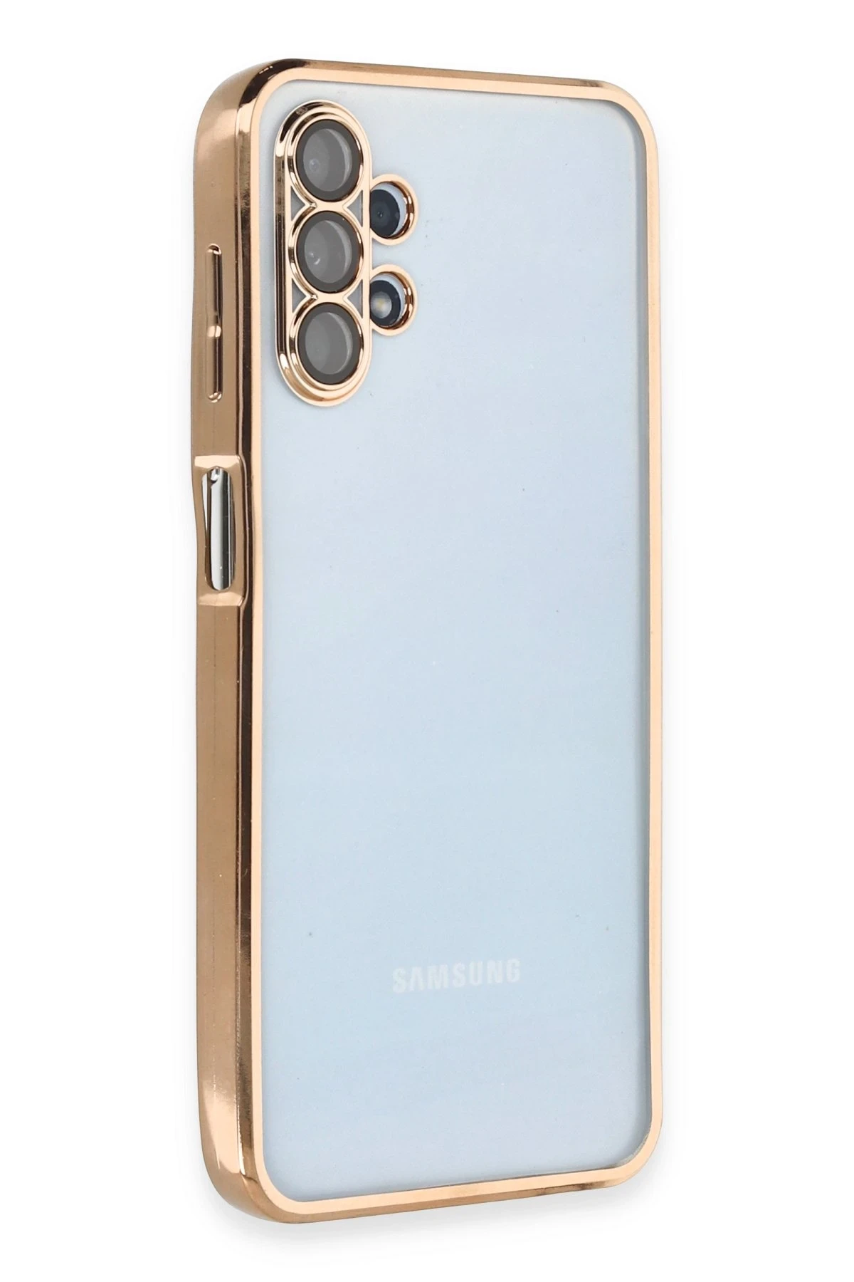 newface-samsung-galaxy-a13-4g-kilif-razer-lensli-silikon-gold-default Uray store Samsung Galaxy A13 4G Kılıf Razer Lensli Silikon - Gold - Görsel 1