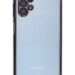 Uray store Samsung Galaxy A13 4G Kılıf Razer Lensli Silikon - Mor