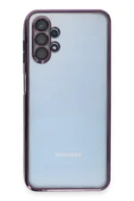 Uray store Samsung Galaxy A13 4G Kılıf Razer Lensli Silikon - Mor