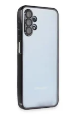 Uray store Samsung Galaxy A13 4G Kılıf Razer Lensli Silikon - Siyah - Görsel 2