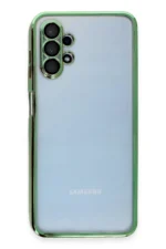 Uray store Samsung Galaxy A13 4G Kılıf Razer Lensli Silikon - Yeşil - Görsel 2