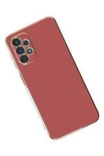 Uray store Samsung Galaxy A13 4G Kılıf Volet Silikon - Kırmızı - Görsel 3
