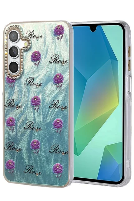 Uray store Samsung Galaxy A14 4G Kılıf Blade Aynalı Desenli Kapak - Desen 9