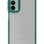 Uray store Samsung Galaxy A14 4G Kılıf Dora Kapak - Haki Yeşil