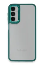 Uray store Samsung Galaxy A14 4G Kılıf Dora Kapak - Haki Yeşil