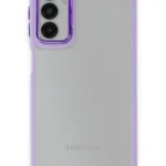 Uray store Samsung Galaxy A14 4G Kılıf Dora Kapak - Lila