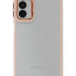 Uray store Samsung Galaxy A14 4G Kılıf Dora Kapak - Pudra