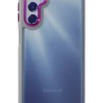 Uray store Samsung Galaxy A14 4G Kılıf Dora Kapak - Sierra Blue