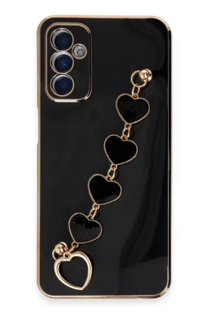 Uray store Samsung Galaxy A14 4G Kılıf Esila Silikon - Siyah