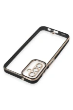 Uray store Samsung Galaxy A14 4G Kılıf Liva Lens Silikon - Siyah - Görsel 3