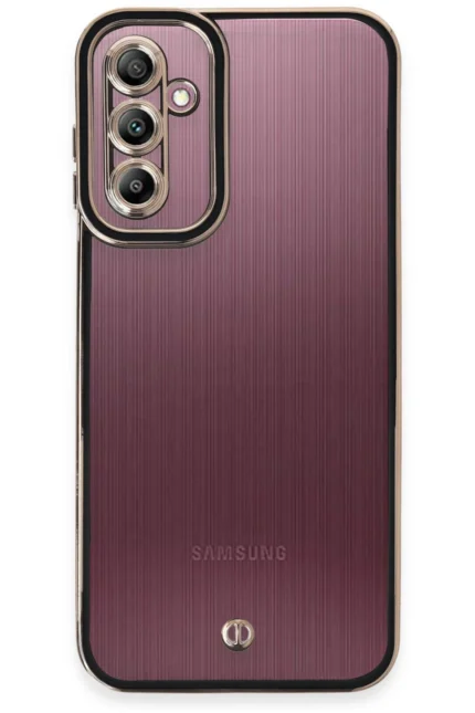 Uray store Samsung Galaxy A14 4G Kılıf Liva Lens Silikon - Siyah