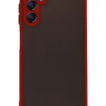 Uray store Samsung Galaxy A14 4G Kılıf Montreal Silikon Kapak - Kırmızı