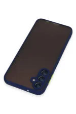 Uray store Samsung Galaxy A14 4G Kılıf Montreal Silikon Kapak - Lacivert - Görsel 3