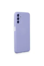 Uray store Samsung Galaxy A14 4G Kılıf Nano içi Kadife Silikon - Lila - Görsel 2