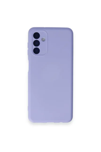 Uray store Samsung Galaxy A14 4G Kılıf Nano içi Kadife Silikon - Lila