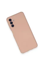 Uray store Samsung Galaxy A14 4G Kılıf Nano içi Kadife Silikon - Pudra - Görsel 3