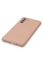 Uray store Samsung Galaxy A14 4G Kılıf Nano içi Kadife Silikon - Pudra - Görsel 5