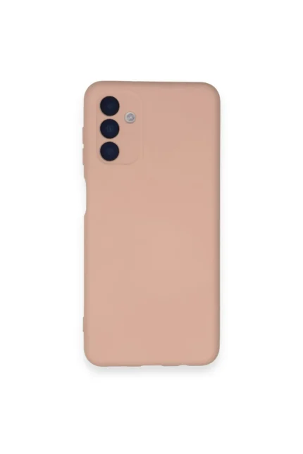 Uray store Samsung Galaxy A14 4G Kılıf Nano içi Kadife Silikon - Pudra