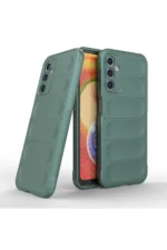 Uray store Samsung Galaxy A14 4G Kılıf Optimum Silikon - Koyu Yeşil - Görsel 2
