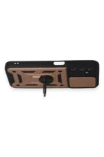 Uray store Samsung Galaxy A14 4G Kılıf Pars Lens Yüzüklü Silikon - Rose Gold - Görsel 6