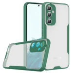 Uray store Samsung Galaxy A14 4G Kılıf Platin Silikon - Yeşil