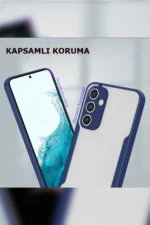 Uray store Samsung Galaxy A14 4G Kılıf Platin Silikon - Yeşil - Görsel 3