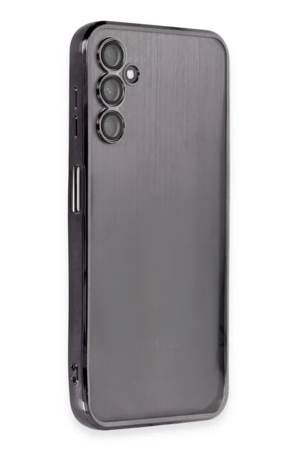 Uray store Samsung Galaxy A14 4G Kılıf Razer Lensli Silikon - Siyah