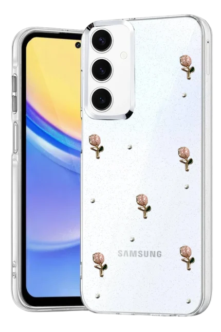 Uray store Samsung Galaxy A15 4G Fiyonk Desenli Kapak - Desen 6