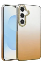 Uray store Samsung Galaxy A15 4G Glossy Kapak - Çöl Titanyum