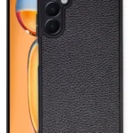 Uray store Samsung Galaxy A15 4G Kılıf Aras Deri Kapak - Siyah