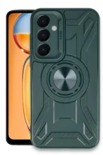 Uray store Samsung Galaxy A15 4G Kılıf Lincoln Silikon - Koyu Yeşil