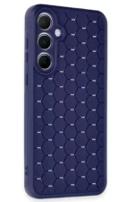 Uray store Samsung Galaxy A15 4G Kılıf Petek Silikon Kapak - Lacivert - Görsel 2