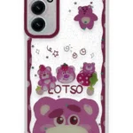 Uray store Samsung Galaxy A15 4G Kılıf Sweet Desenli Silikon Kapak - Pembe